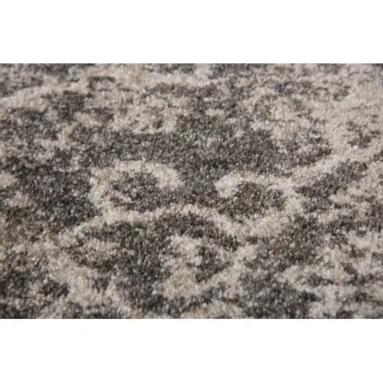 Beige Brown And Ivory Oriental Area Rug Photo 4