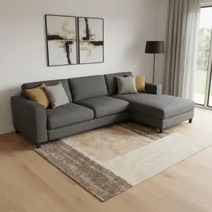 Photo of Beige Brown And Tan Geometric Area Rug