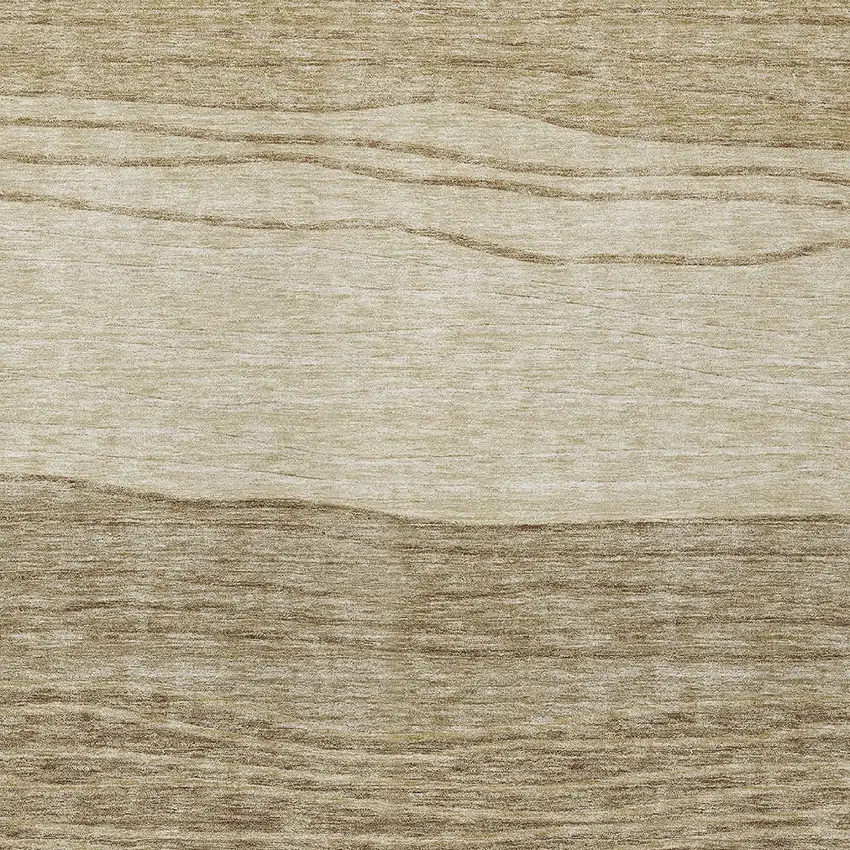 Beige Brown And Taupe Striped Washable Indoor Outdoor Area Rug Photo 4