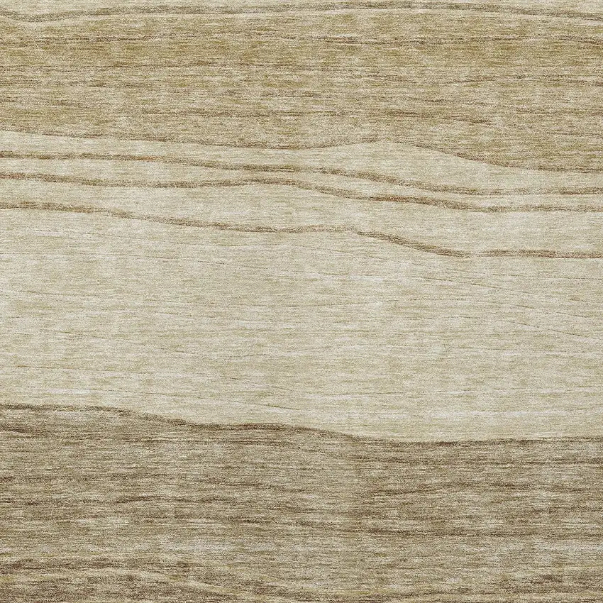 Beige Brown And Taupe Striped Washable Indoor Outdoor Area Rug Photo 5