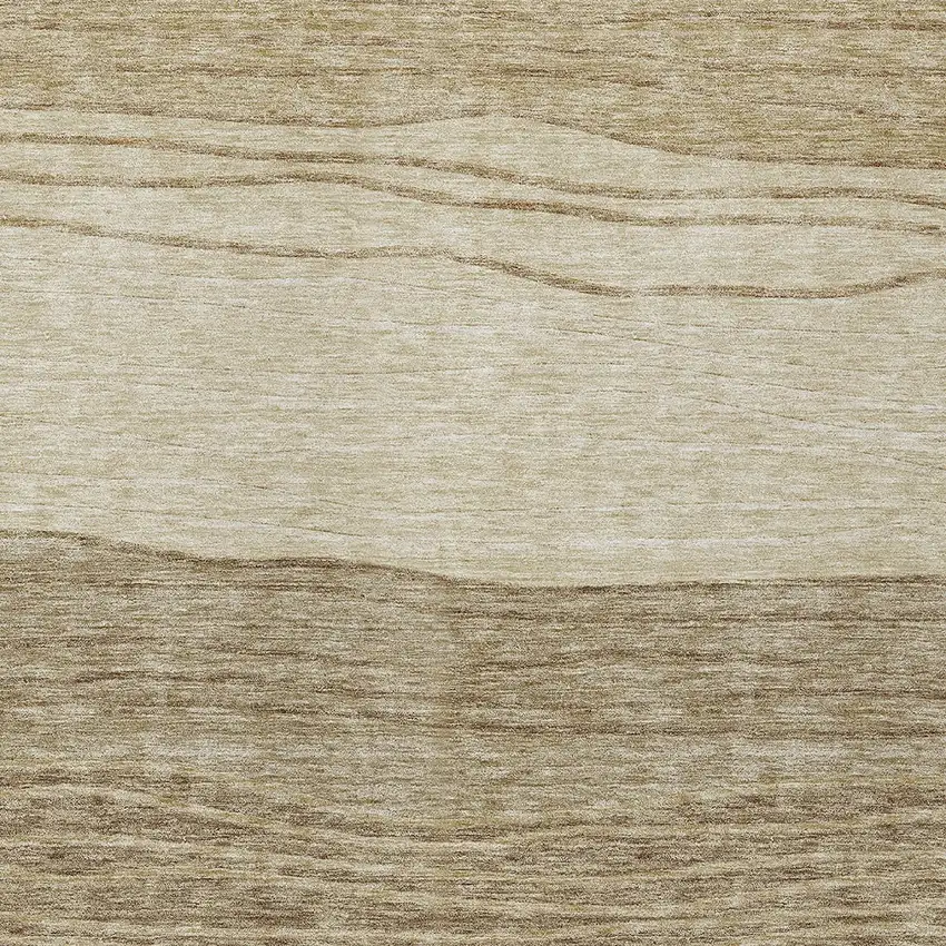 Beige Brown And Taupe Striped Washable Indoor Outdoor Area Rug Photo 4