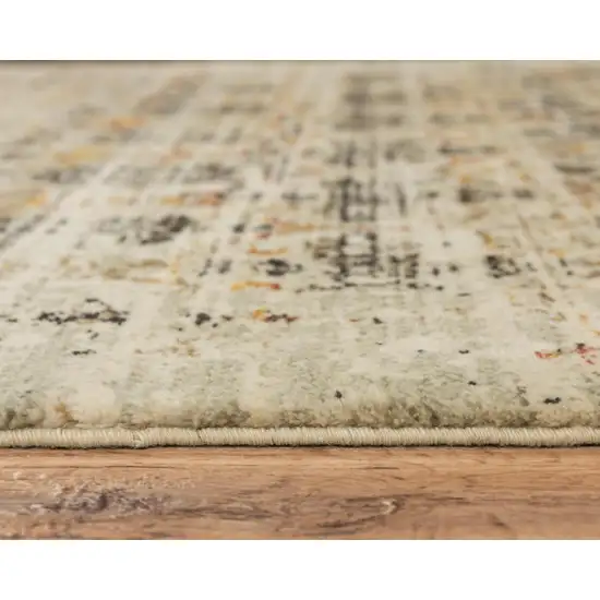 Beige Brown Apricot And Ivory New Zealand Lambs Wool Oriental Hand Carved Handmade Area Rug Photo 5