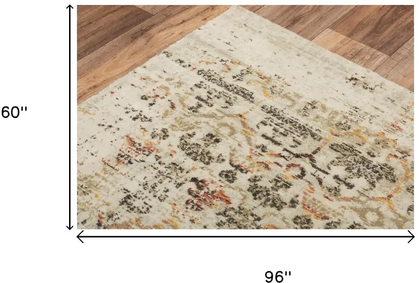 Beige Brown Apricot And Ivory New Zealand Lambs Wool Oriental Hand Carved Handmade Area Rug Photo 6