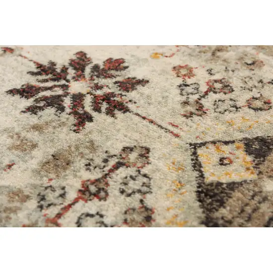 Beige Brown Apricot And Ivory New Zealand Lambs Wool Oriental Hand Carved Handmade Area Rug Photo 1