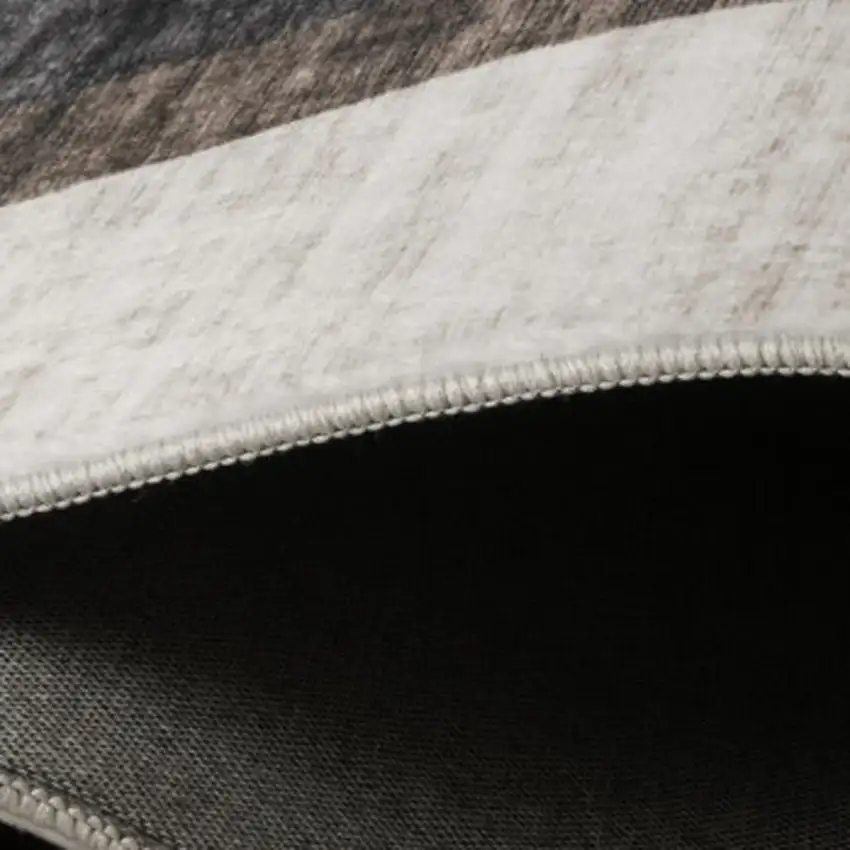 Beige Brown and Gray Checkered Area Rug Photo 2