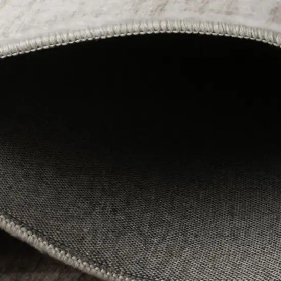 Beige Brown and Gray Checkered Area Rug Photo 2