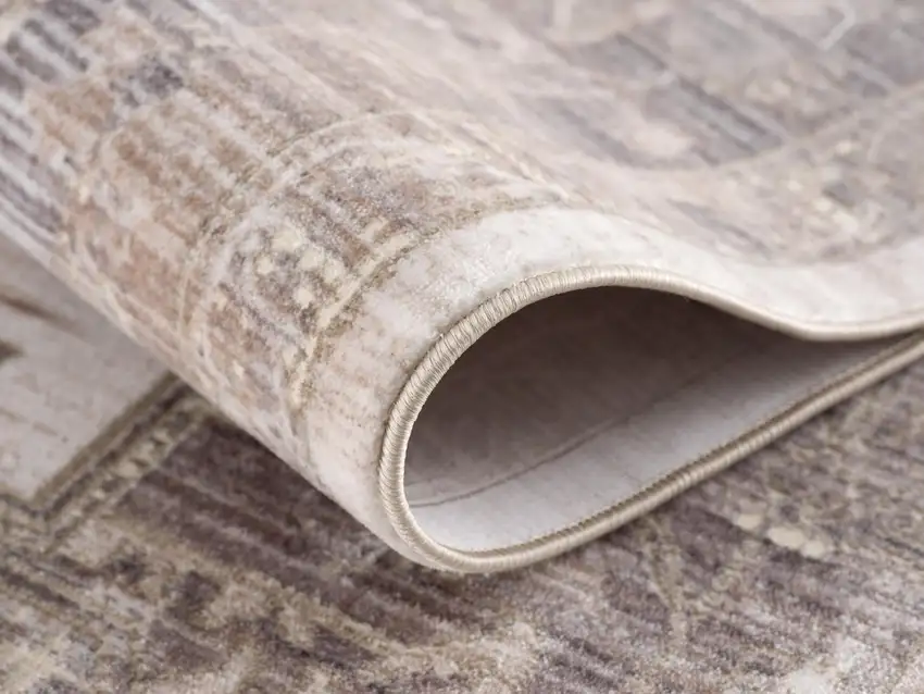 Beige Classic Medallion Area Rug Photo 8