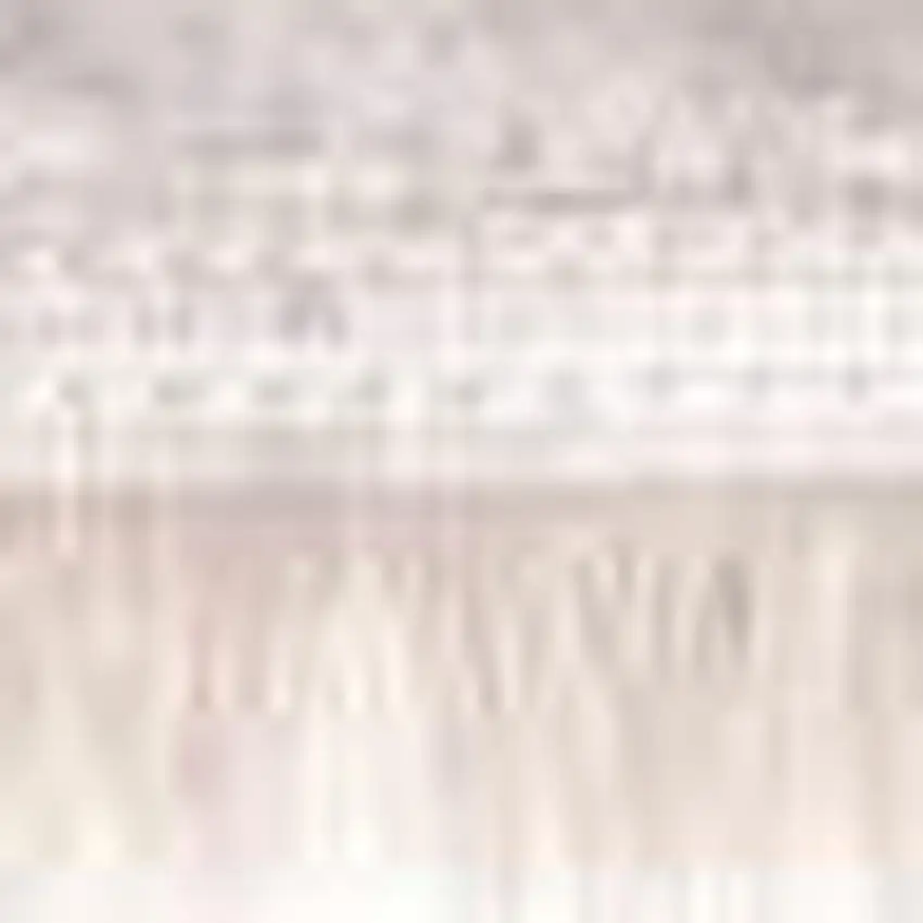 Beige and Ivory Medallion Power Loom Area Rug Photo 4