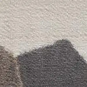 Photo of Beige Cobblestone Pattern Area Rug