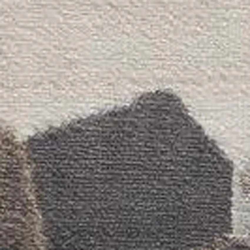 Beige Cobblestone Pattern Area Rug Photo 6
