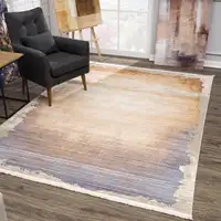 Photo of Beige Faded Sunset Area Rug