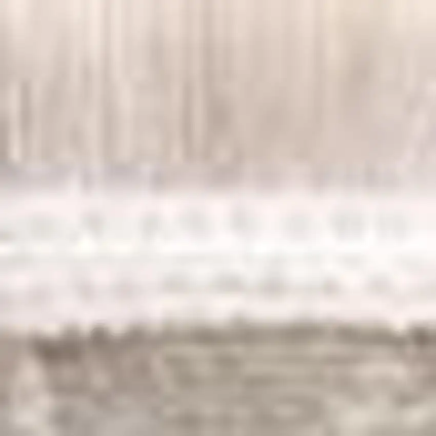 Beige and Blue Abstract Power Loom Area Rug Photo 5