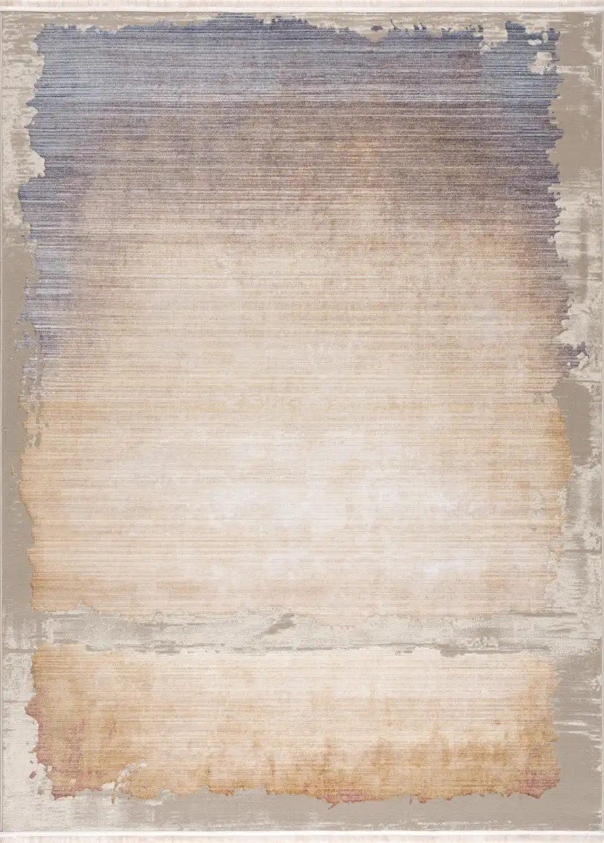 Beige Faded Sunset Area Rug Photo 4