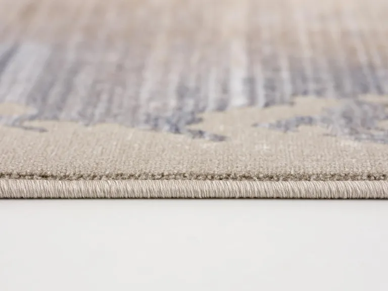 Beige Faded Sunset Runner Rug Photo 3