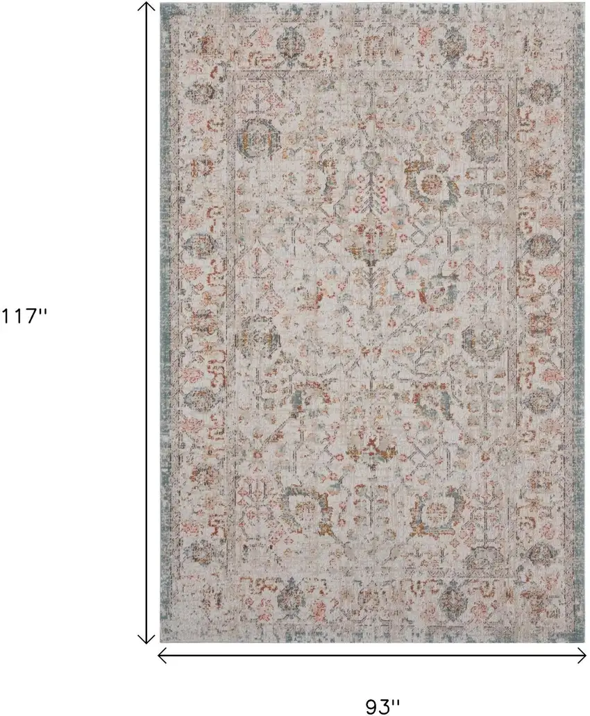 Beige Indoor Outdoor Area Rug Photo 3