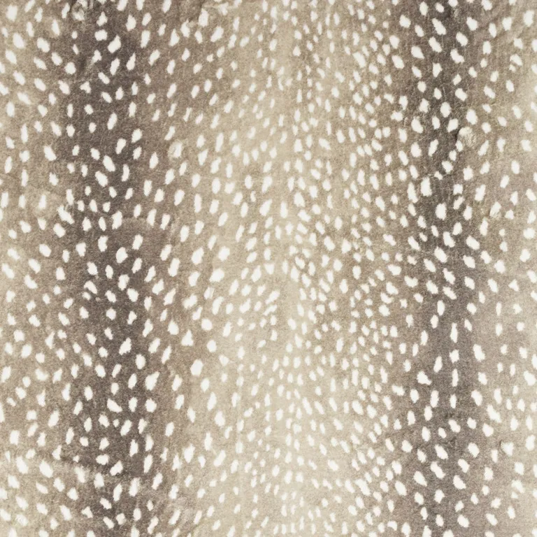 Beige Gazelle Print Shag Handmade Non Skid Area Rug Photo 4