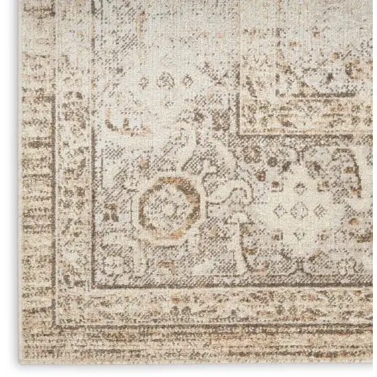 Beige Geometric Area Rug Photo 8