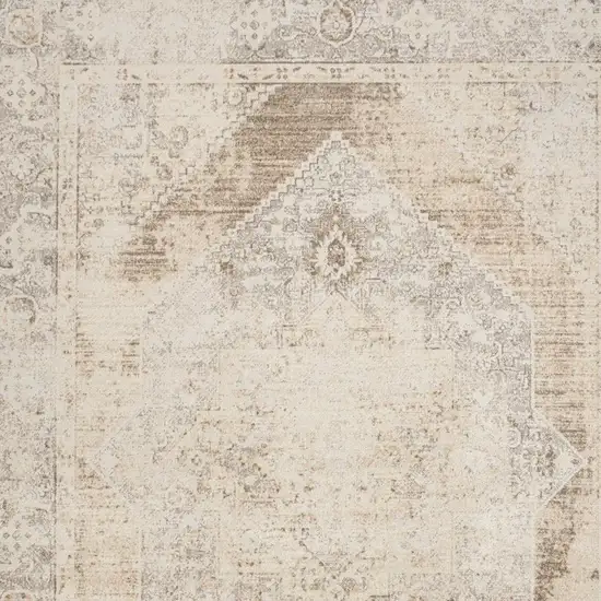 Beige Geometric Area Rug Photo 2