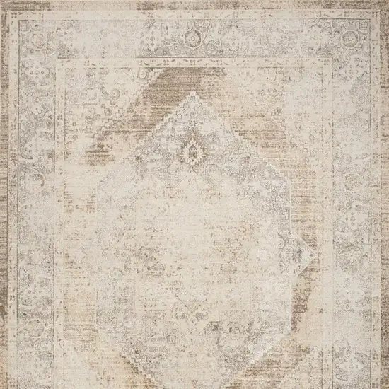 Beige Geometric Area Rug Photo 3