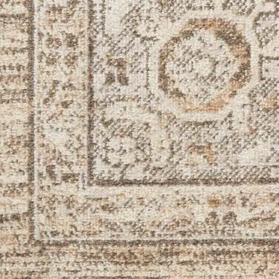 Beige Geometric Area Rug Photo 9