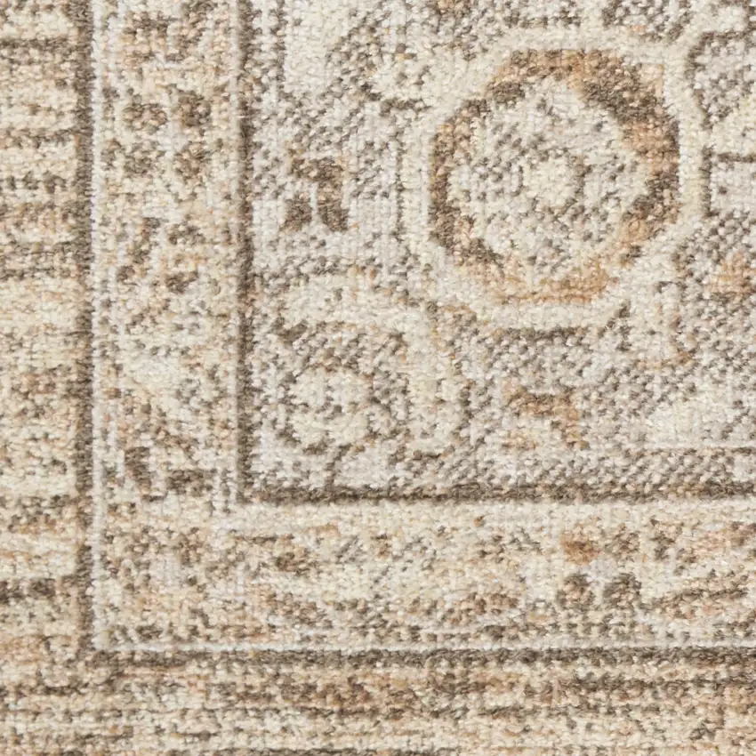 Beige Geometric Area Rug Photo 9
