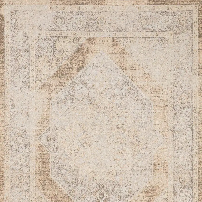 Beige Geometric Area Rug Photo 3