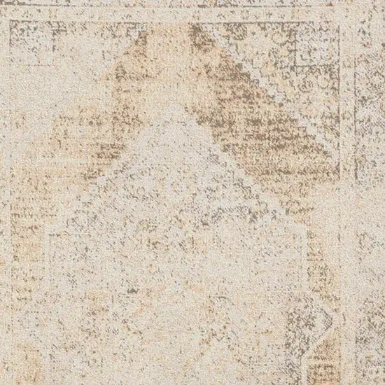 Beige Geometric Area Rug Photo 3