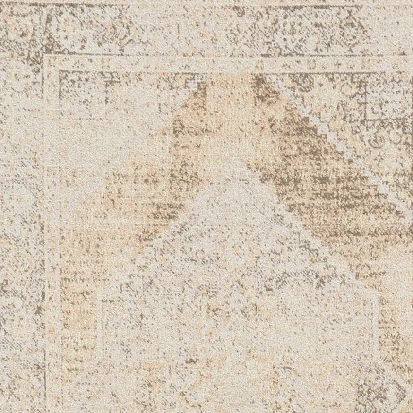 Beige Geometric Area Rug Photo 3