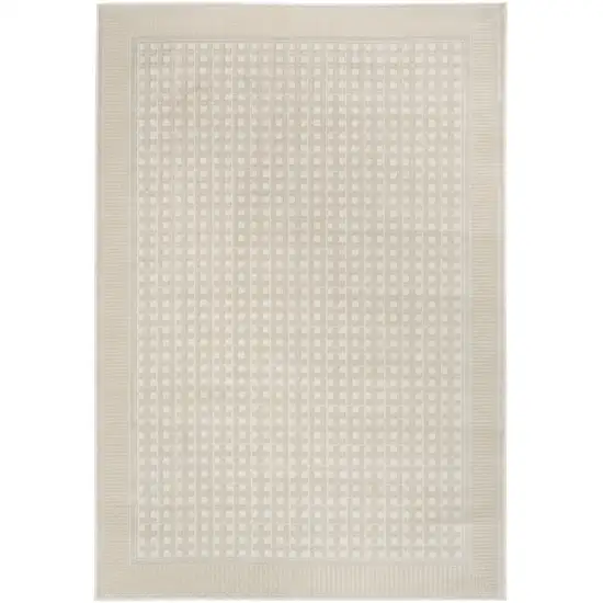 Beige Geometric Area Rug Photo 2