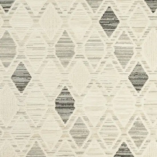 Beige Geometric Area Rug Photo 9