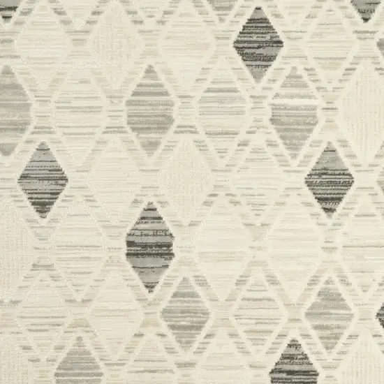 Beige Geometric Area Rug Photo 9