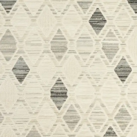 Beige Geometric Area Rug Photo 8