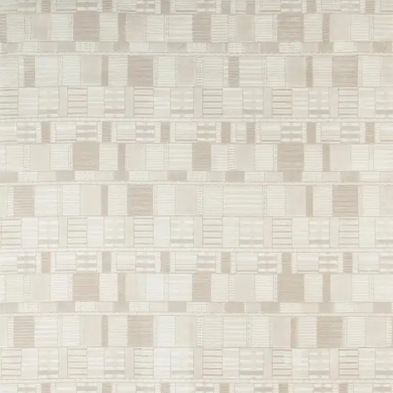 Beige Geometric Area Rug Photo 3