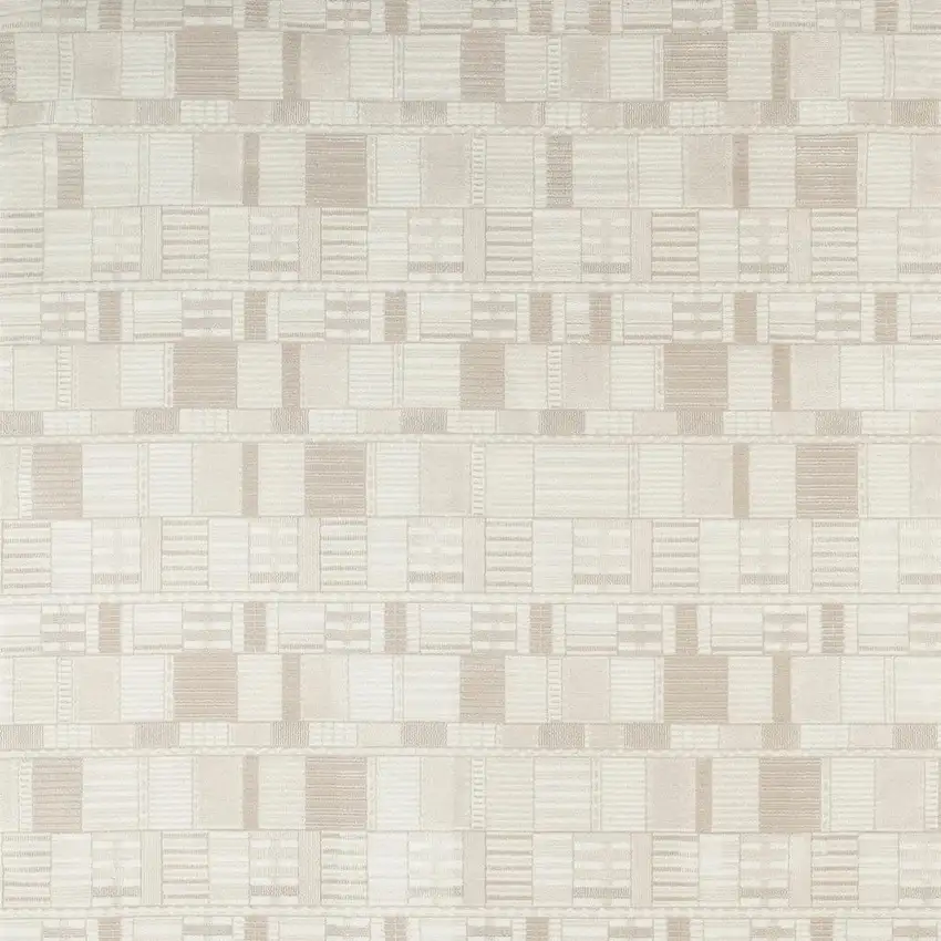 Beige Geometric Area Rug Photo 3