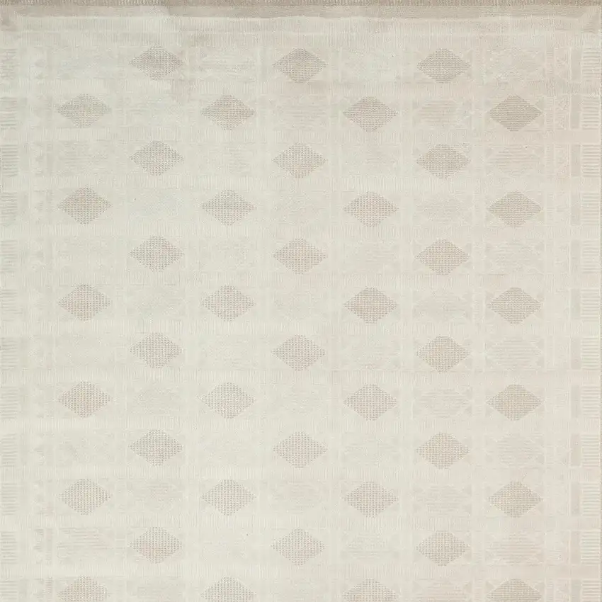 Beige Geometric Area Rug Photo 4