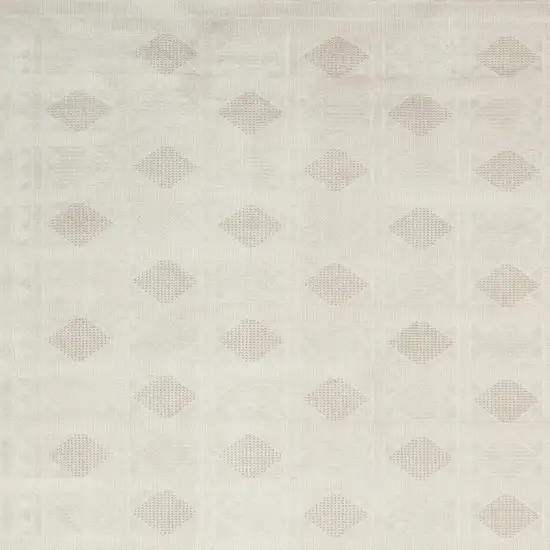 Beige Geometric Area Rug Photo 8