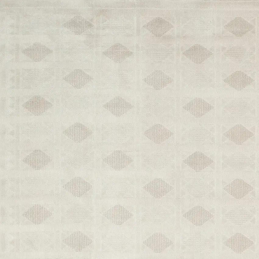 Beige Geometric Area Rug Photo 8