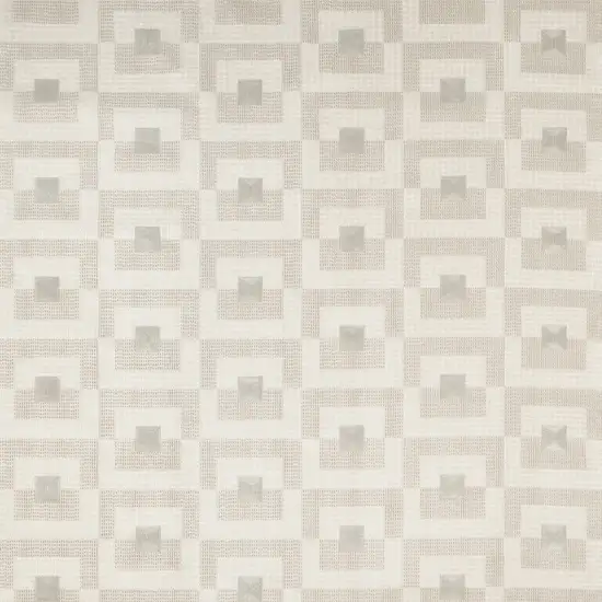 Beige Geometric Area Rug Photo 9