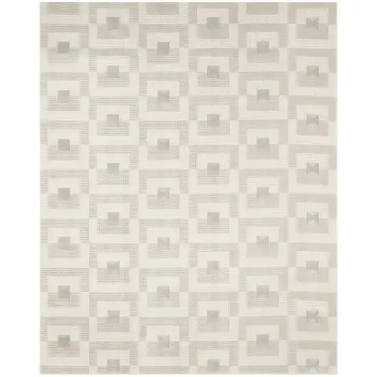 Beige Geometric Area Rug Photo 2