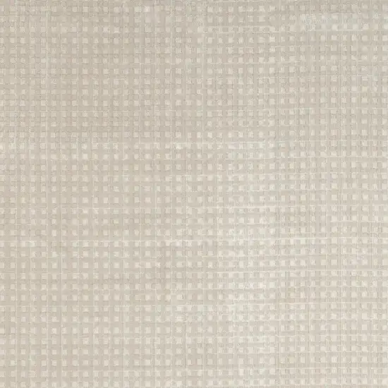 Beige Geometric Area Rug Photo 3