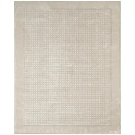 Beige Geometric Area Rug Photo 7