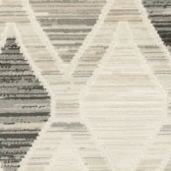 Beige Geometric Area Rug Photo 8