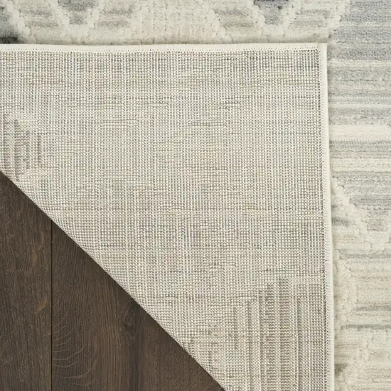 Beige Geometric Area Rug Photo 8