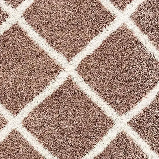 Beige Geometric Area Rug Photo 6