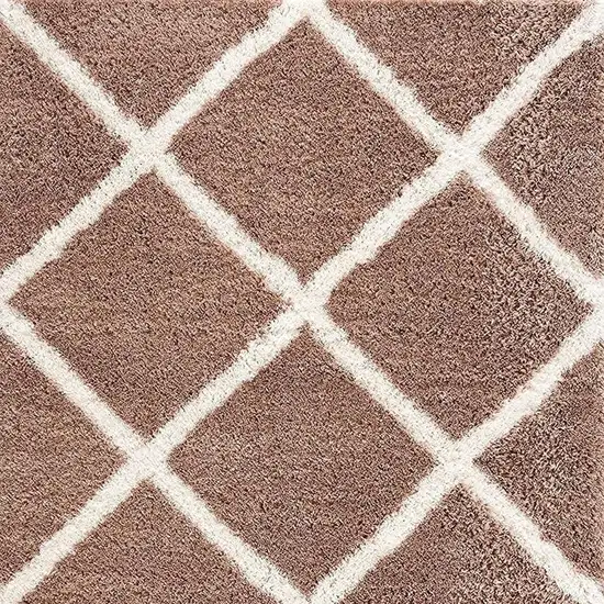 Beige Geometric Area Rug Photo 6