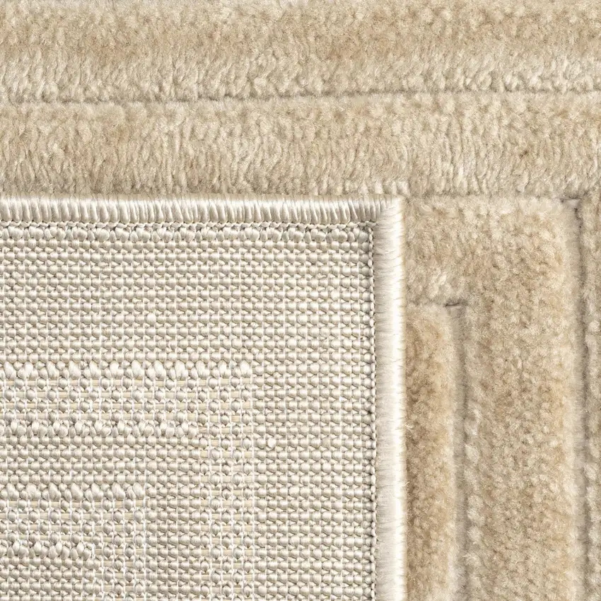 5' X 7' Beige Geometric Area Rug Photo 4
