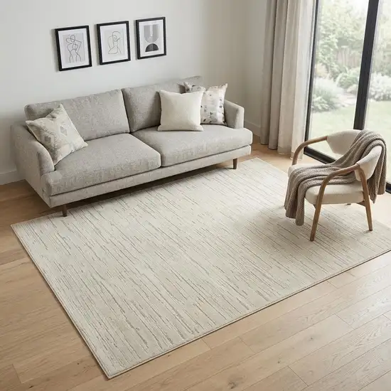 Beige Geometric Area Rug Photo 1