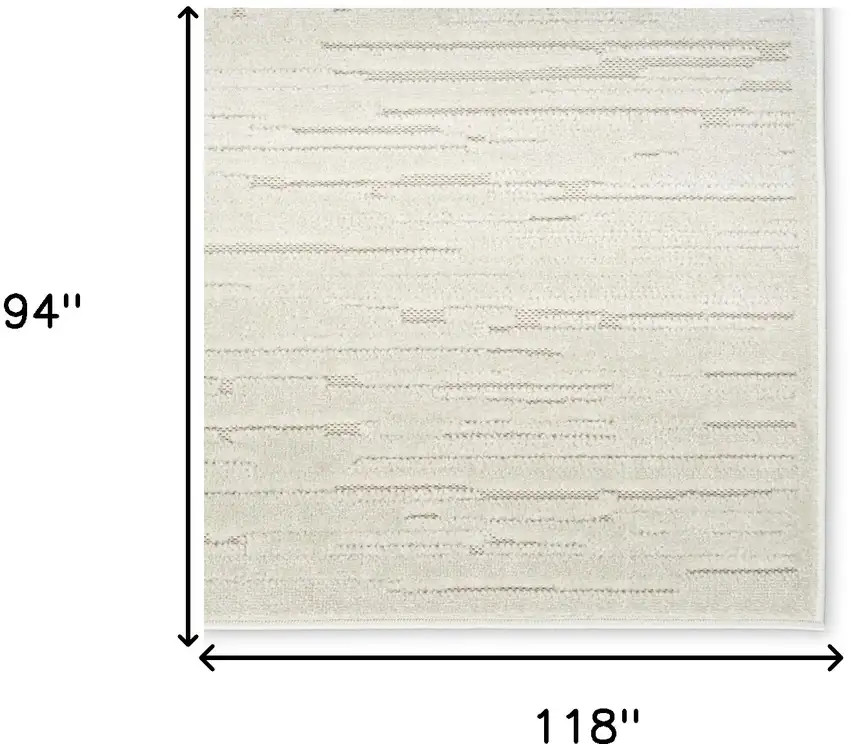 Beige Geometric Area Rug Photo 9