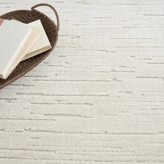 Beige Geometric Area Rug Photo 7