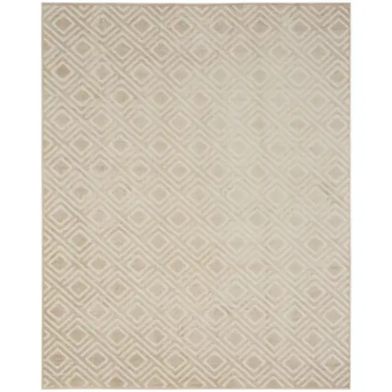 Beige Geometric Area Rug Photo 1